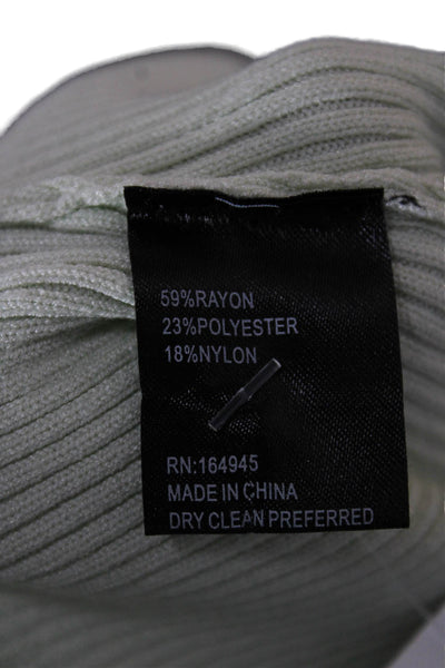 Toccin Womens One Piece Beach Scoop Neck Sleeveless Green Size XS