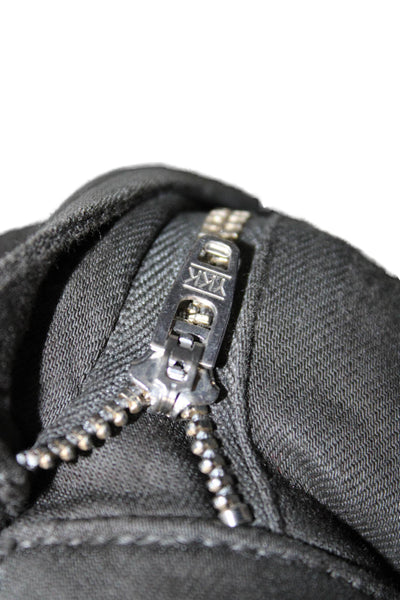 J Brand Womens Black Ankle Cropped Jegging Mid Rise Size 28