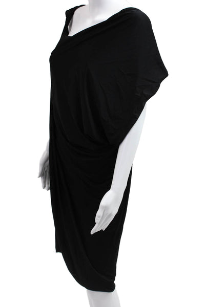 Yigal Azrouel Women Kaftan Dress Black Knee Length Size 10