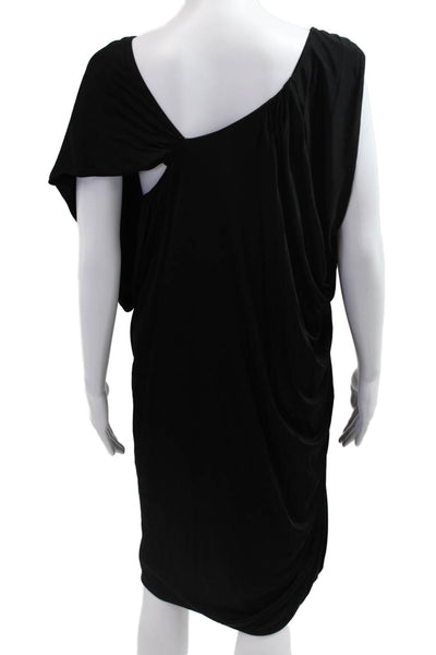 Yigal Azrouel Women Kaftan Dress Black Knee Length Size 10