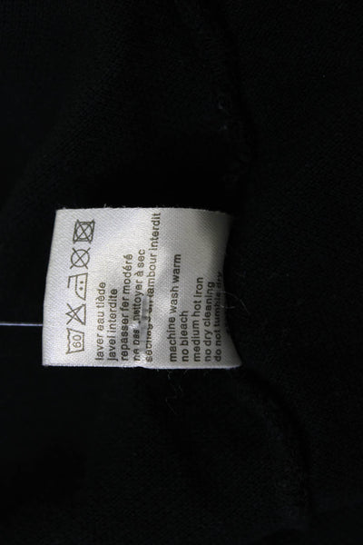 Lacoste Womens Basic Black Cotton Collared Short Sleeve Polo Size 5