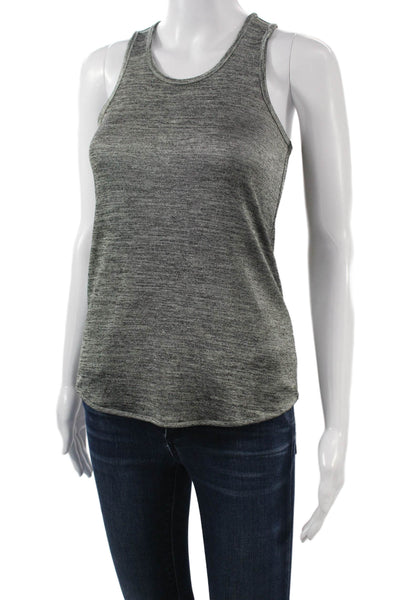 Rag & Bone Womens Sleeveless Basic Tank Gray Round Neck Size 2XS