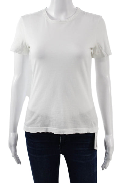 Cotton Citizen Womens Basic Supima Cotton Crewneck Tee White Size XS