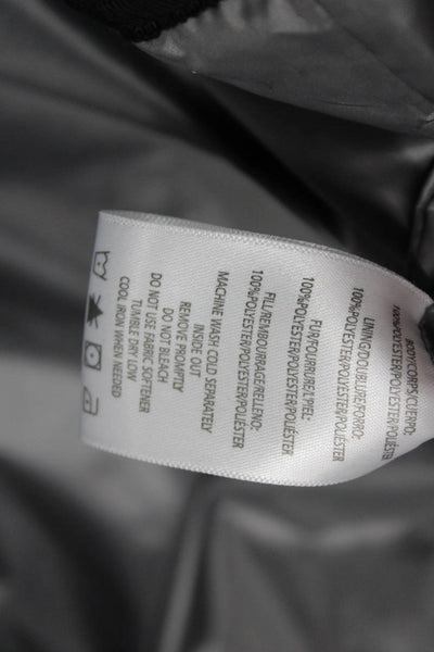 Marc New York Women Quilted Puffer Vest Black Sleeveless Size XL