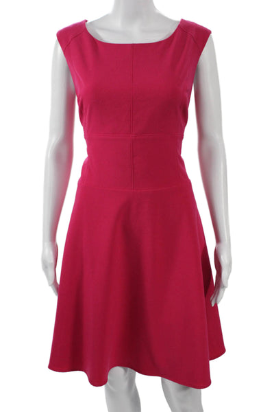 Marc New York Women A-Line Fit and Flare Sleeveless Pink Dress Size 8