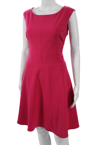 Marc New York Women A-Line Fit and Flare Sleeveless Pink Dress Size 8