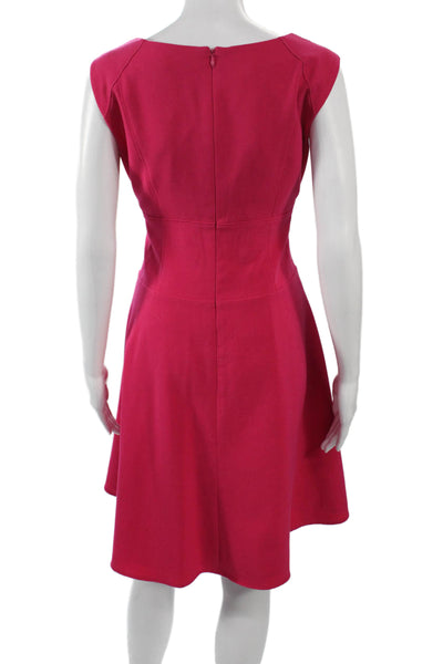 Marc New York Women A-Line Fit and Flare Sleeveless Pink Dress Size 8
