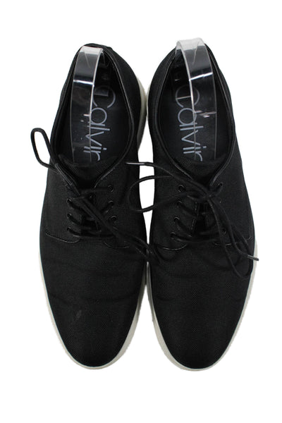 Calvin Klein Mens Casual Lace Up Shoes Black Size 10