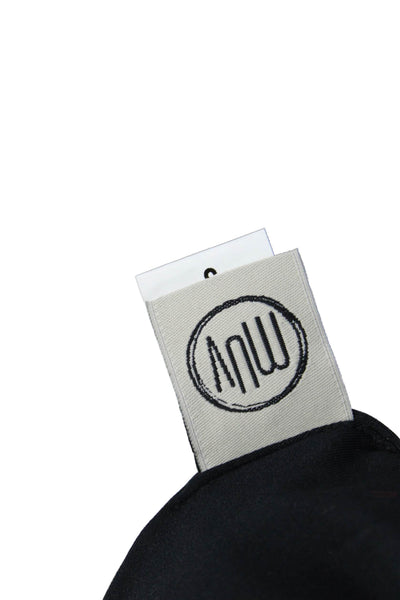 MUV Womens One Shoulder Sleeveless Jumpsuit Black Size S