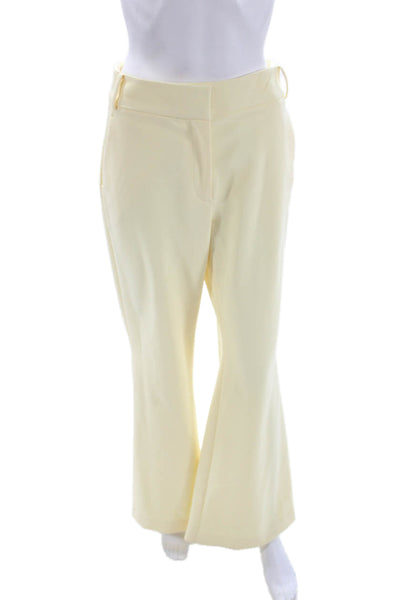 Toccin Women Yellow Petite Dress Pants Size 2