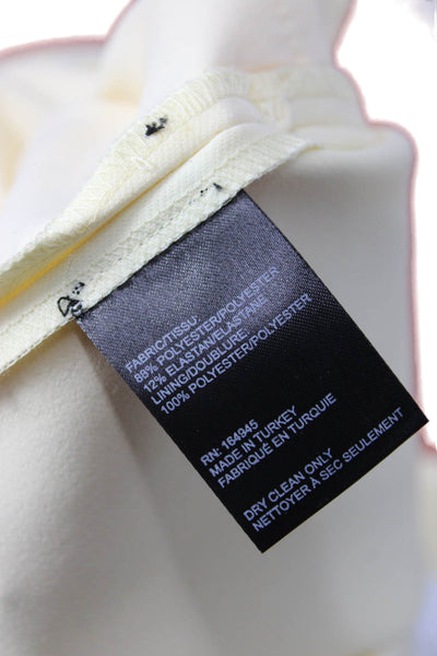 Toccin Women Yellow Petite Dress Pants Size 2