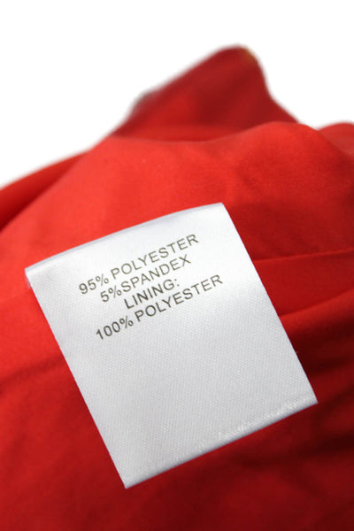 Toccin Womens Red Wrap Skort Short Size 2