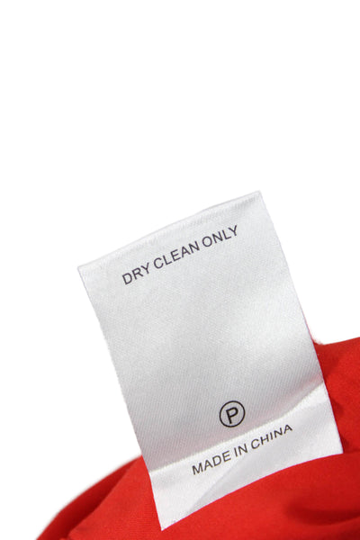 Toccin Womens Red Wrap Skort Short Size 2