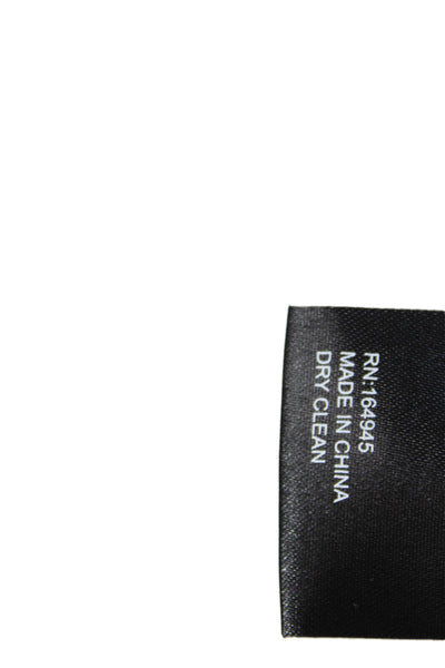 Toccin Womens Shirt Dress White 100% Cotton Collared Long Sleeve Button Size 2