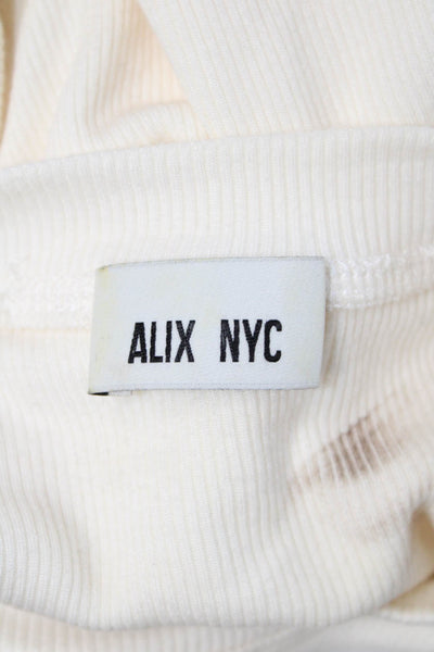 ALIX NYC Women Bodycon Maxi Dress Beige Size M