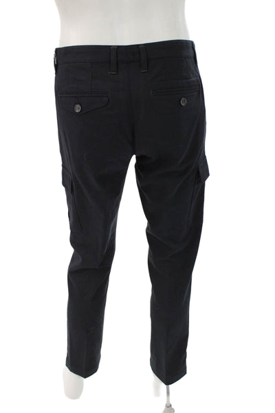 Ted Baker London Mens Cargo Ankle Pants Black Size 32