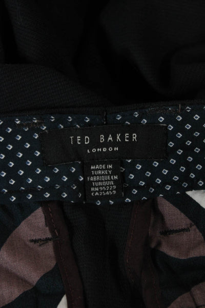 Ted Baker London Mens Cargo Ankle Pants Black Size 32