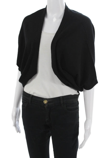 Club Monaco Unisex Cardigan Black Merino Wool Designer Size XS