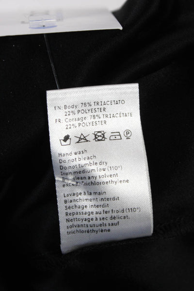 Nanushka Womens Designer Ankle Cropped Black Pants Size XS