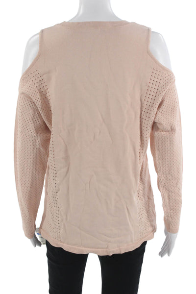 Bar III Unisex Crew Neck Pullover Sweater Beige Long Sleeve Size XL