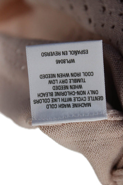 Bar III Unisex Crew Neck Pullover Sweater Beige Long Sleeve Size XL