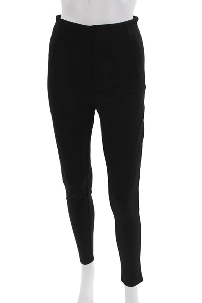 Zara Women Jeggings Black Zip Viscose Blend Size M