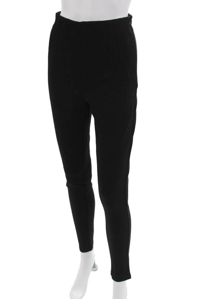 Zara Women Jeggings Black Zip Viscose Blend Size M