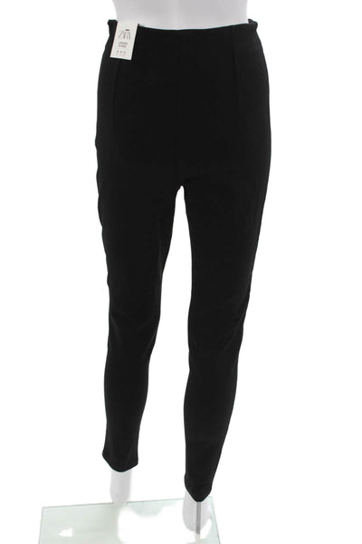 Zara Women Jeggings Black Zip Viscose Blend Size M
