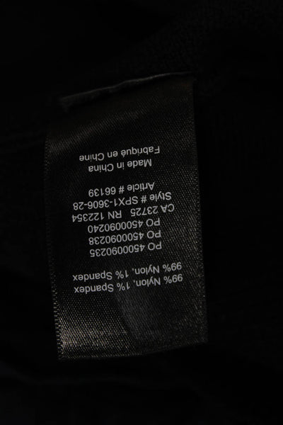 Babaton Womens Cropped Tank Square Neck Sleeveless Black Size S