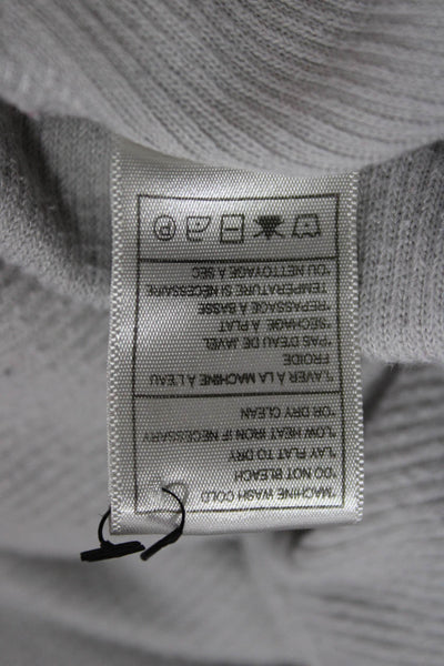 BB Dakota Unisex Henley Pullover Sweaters Gray Long Sleeve Crew Neck Size S