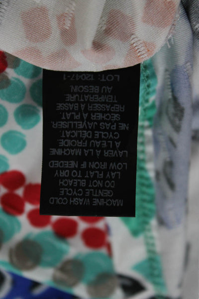 Pure Essence Womens Tunic 3/4 Sleeve Aztec Geometric Multi Color Size XL