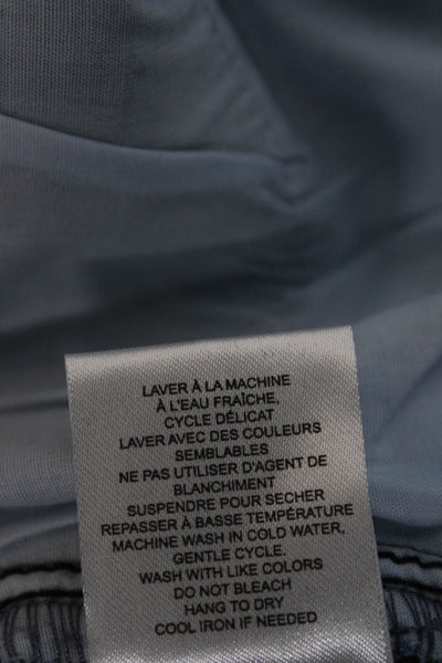 Renuar Womens Ankle Crop High Rise Dark Blue Jeans Size 8