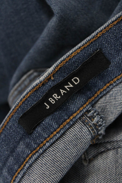 J Brand Womens Ankle Skinny Dark Blue Jeans Petite Size 23