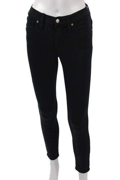 Madewell Womens Ankle Skinny High Rise Black Jeans Size 23