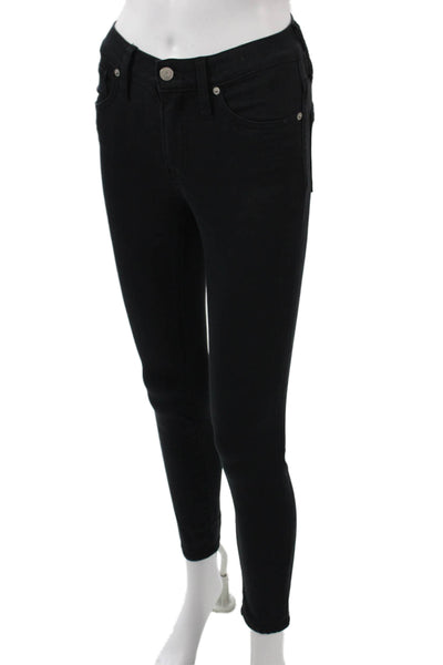 Madewell Womens Ankle Skinny High Rise Black Jeans Size 23