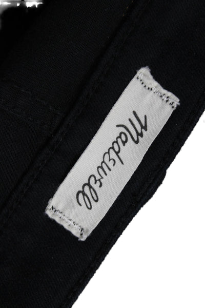 Madewell Womens Ankle Skinny High Rise Black Jeans Size 23