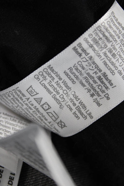 Madewell Womens Ankle Straight Jeans Black High Rise Size 23