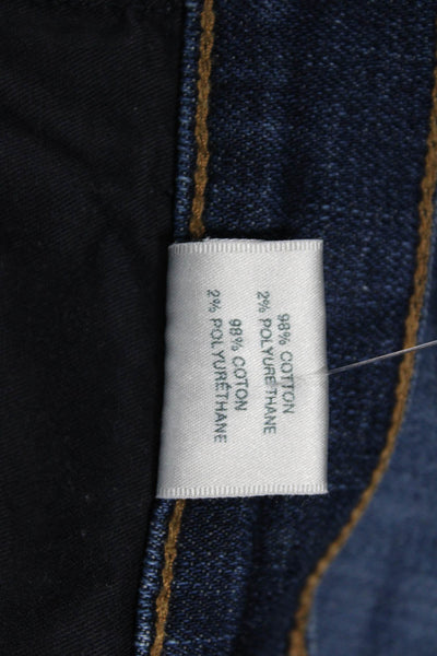 J Brand Women Ankle Skinny Jeans Dark Blue Petite Size 24
