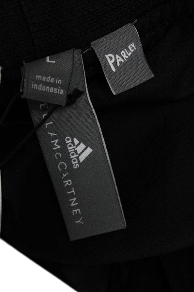 Adidas by Stella McCartney Unisex Black Recycled Polyester Shorts Size L