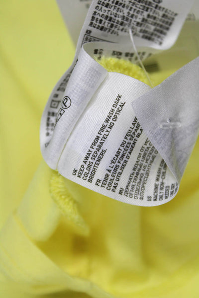 Uniqlo Women Yellow Sleeveless Tunic Tank Cotton Modal Round Neck Size M