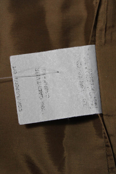 John W. Nordstrom Mens Classic Beige Wool Blazer Collared Button Size 42