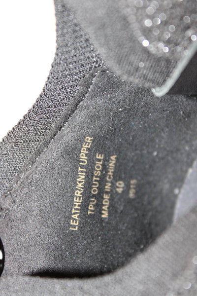 Kurt Geiger London Womens Suede Slide On Sneakers Black Metallic Size 40 10
