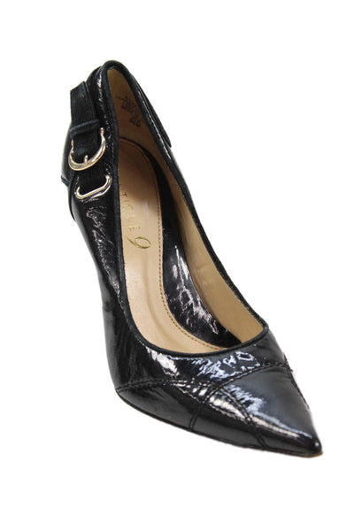 Boutique 9 Womens Patent leather Pointed Toe Kelsey Pumps Black Size 5.5 Medium