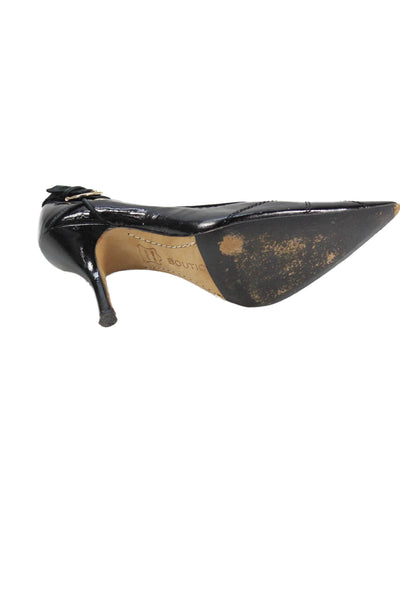 Boutique 9 Womens Patent leather Pointed Toe Kelsey Pumps Black Size 5.5 Medium