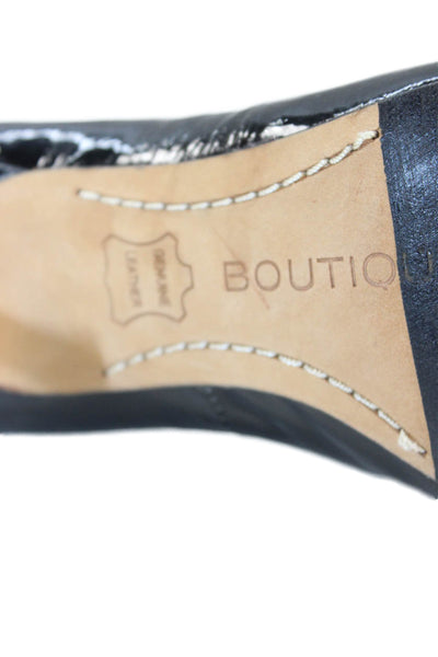 Boutique 9 Womens Patent leather Pointed Toe Kelsey Pumps Black Size 5.5 Medium