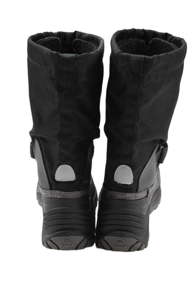 Kamik Childrens Boys Drawstring Closure Snow Ankle Boots Black Size 5