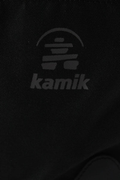Kamik Childrens Boys Drawstring Closure Snow Ankle Boots Black Size 5