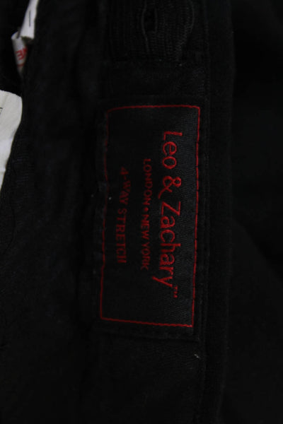 Leo & Zachary Childrens Boys Dress Pants Black Size 14