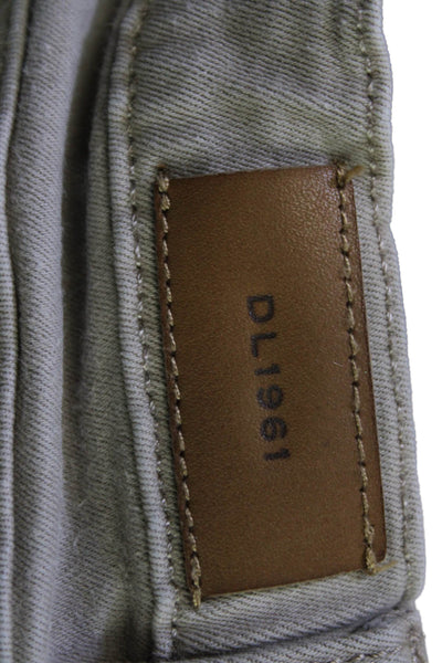 DL1961 Childrens Boys Skinny Leg Brady Slim Jeans Birch Beige Size 14