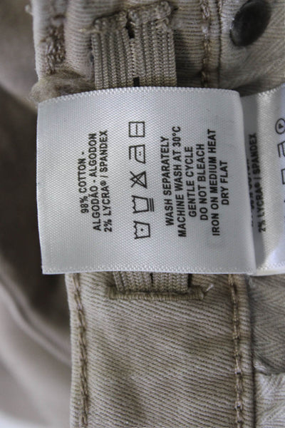 DL1961 Childrens Boys Skinny Leg Brady Slim Jeans Birch Beige Size 14